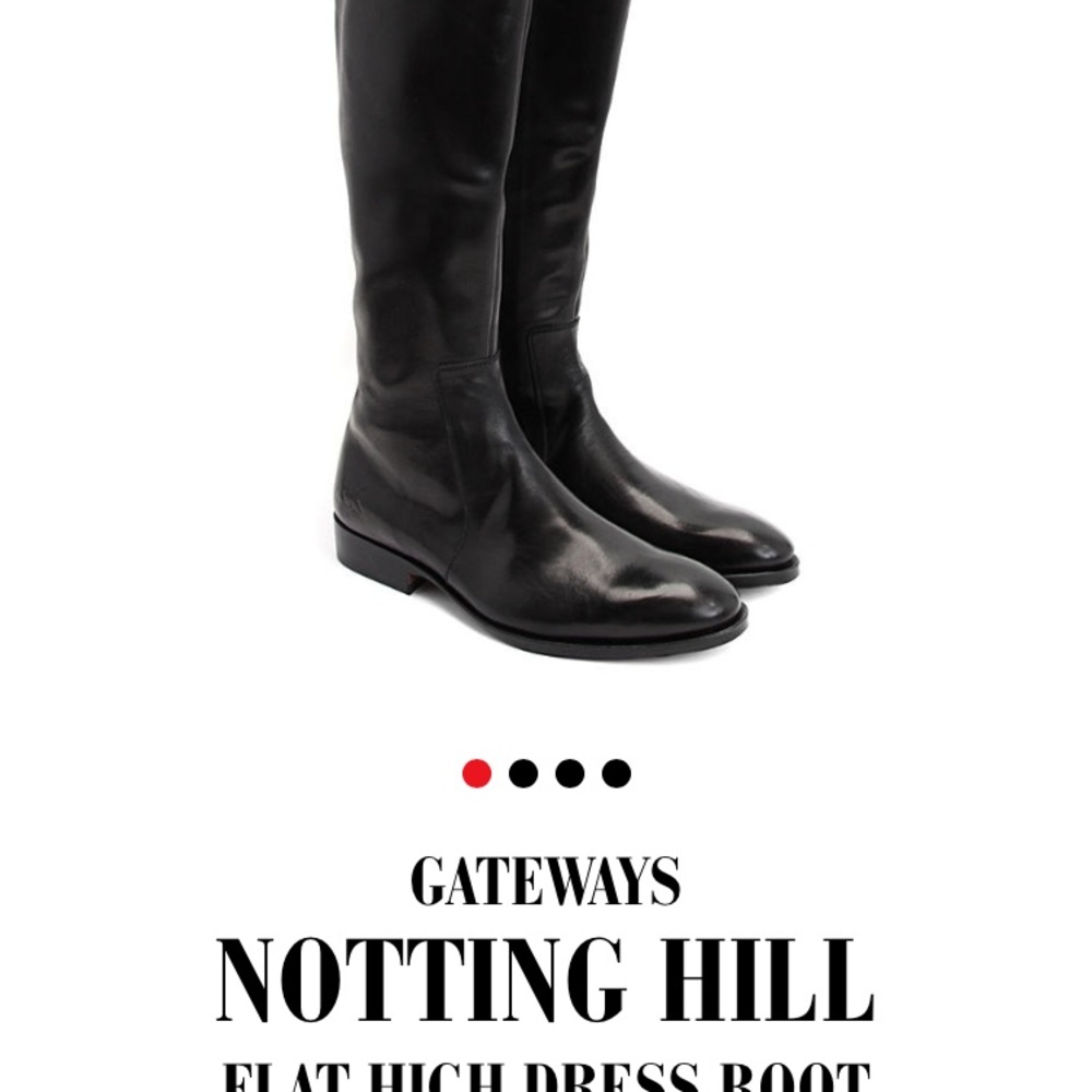 Fluevog high black boots